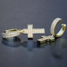 Load image into Gallery viewer, Diamond Cross Earring

